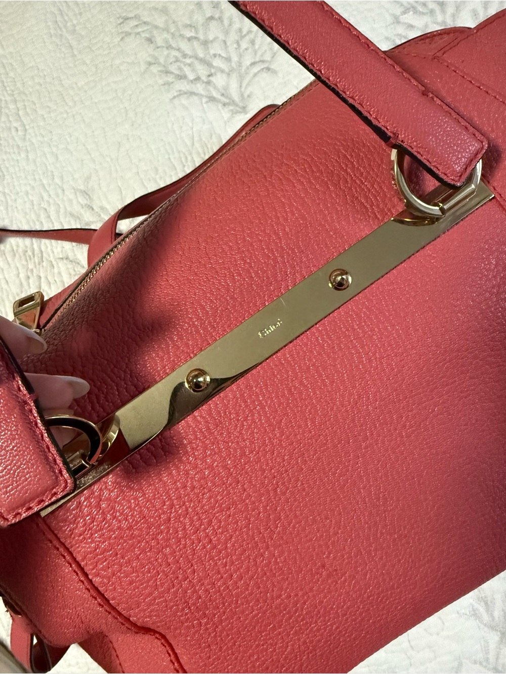 Chloe Calfskin Bridget Shoulder Bag - Picture 5 of 15